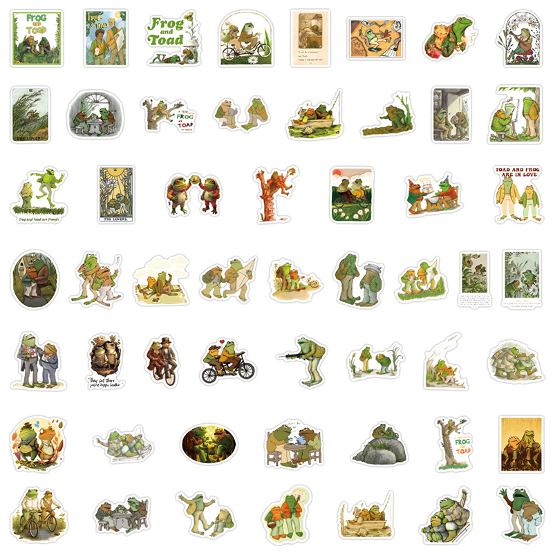 Frog And Toad Teacher 50PCS Stickers