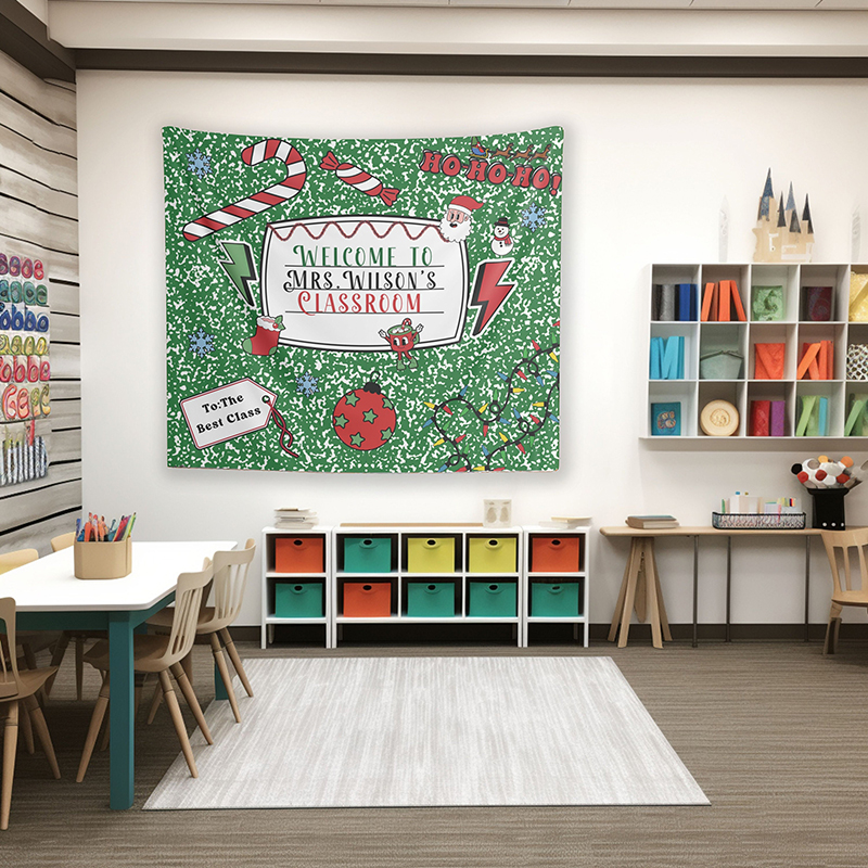 Personalized Name Welcome To My Classroom Teacher Classroom Tapestry