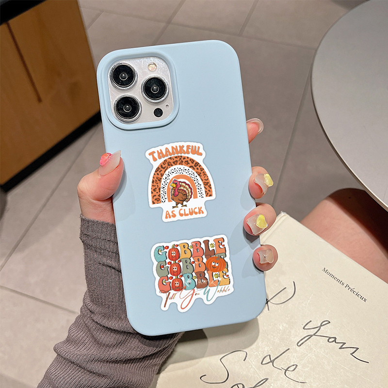 Groovy Thanksgiving 60 PCS Teacher Stickers Pack