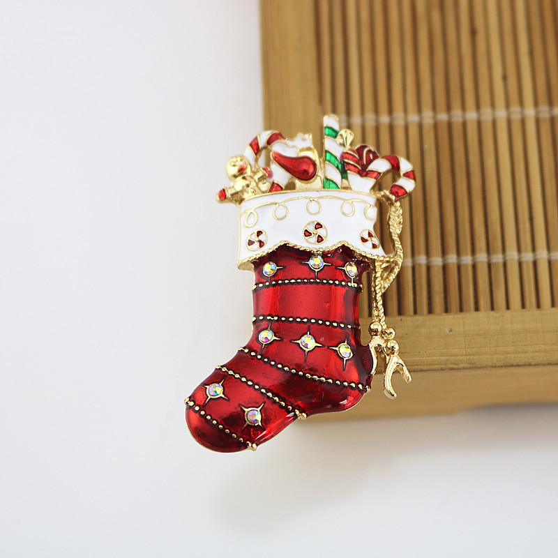 Christmas Stockings Teacher Pin
