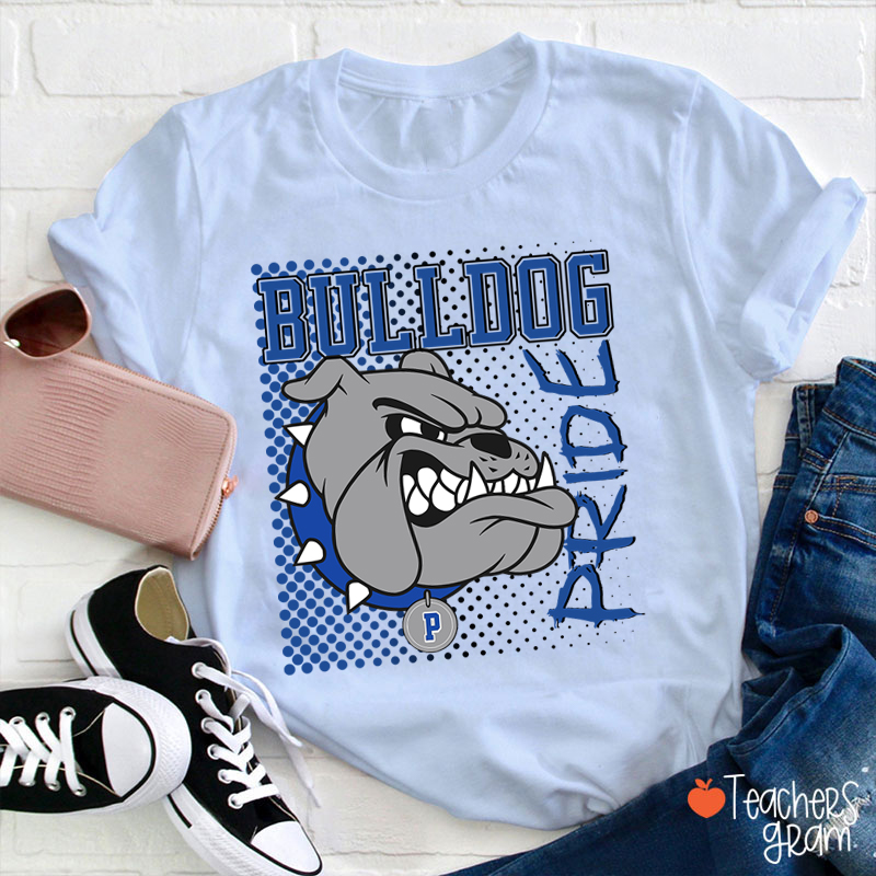 Personalized Colorful Mascot Pride Teacher T-Shirt