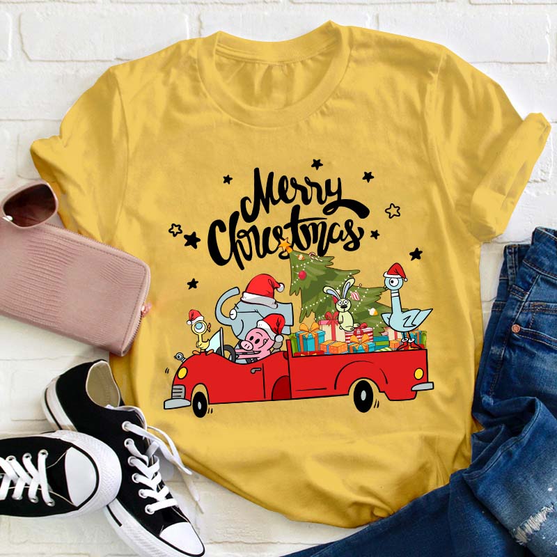 Merry Christmas Have A Nice Christmas Teacher T-Shirt