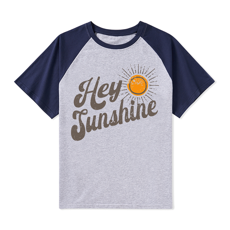 Hey Sunshine Teacher Raglan T-Shirt