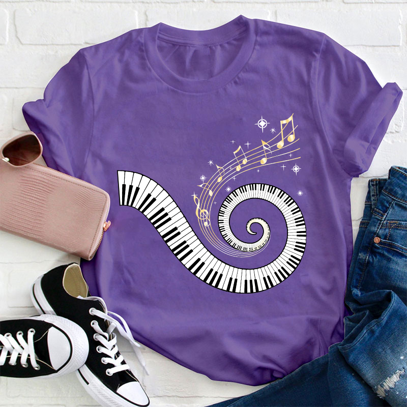 Follow The Rhythm Of The Music Teacher T-Shirt