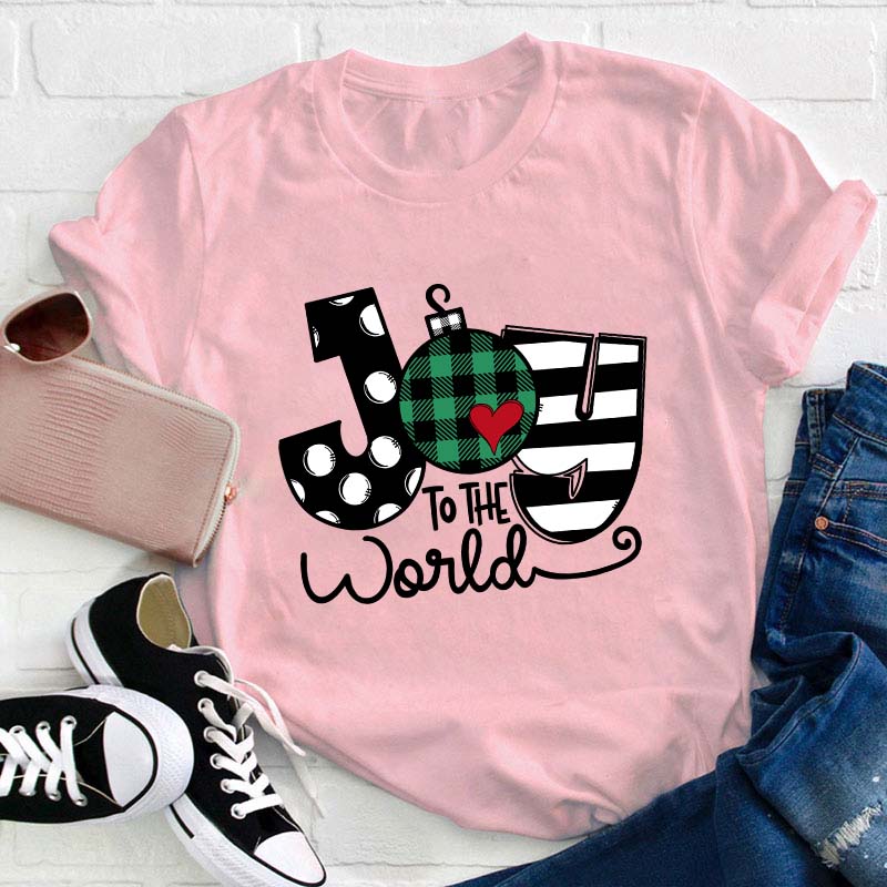 Super Cute Joy To The World Teacher T-Shirt
