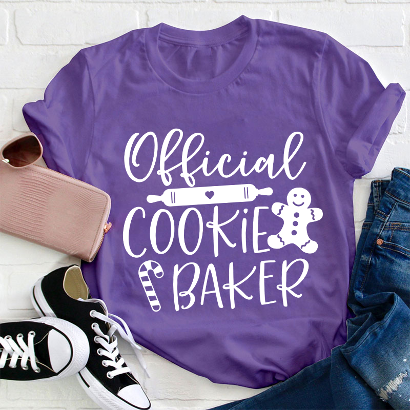 Official Cookie Baker Teacher T-Shirt
