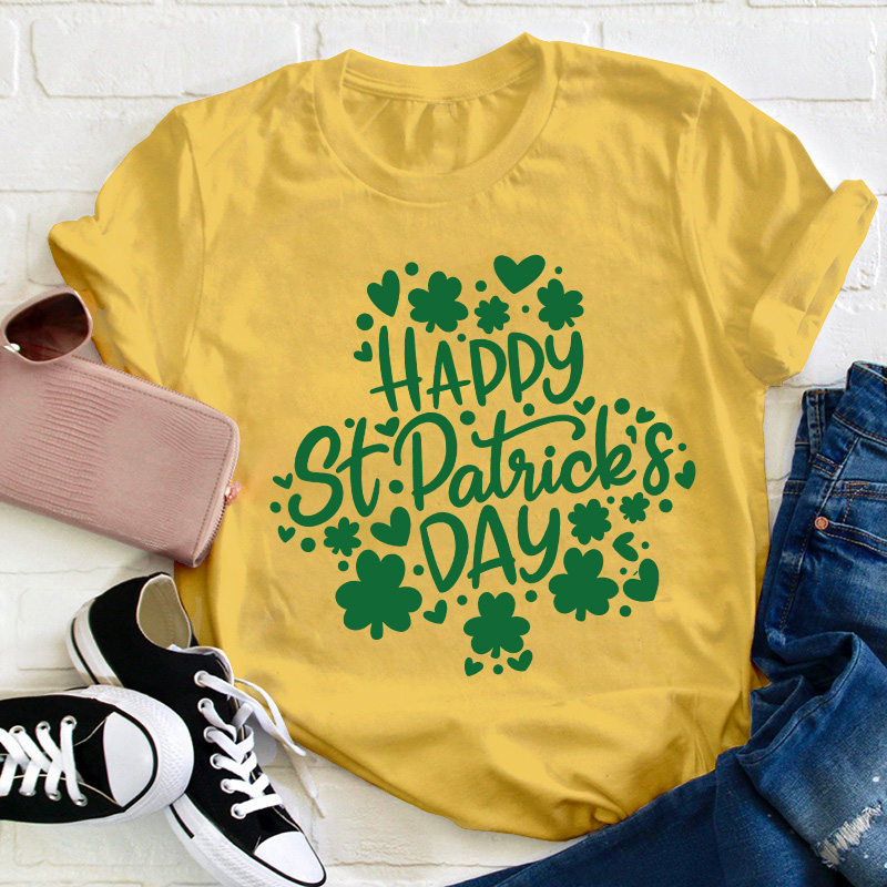 Happy St Patrick's Day Teacher T-Shirt