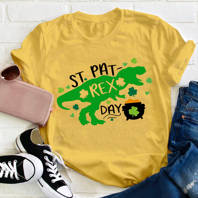 St Pat Rex Day Teacher T-Shirt