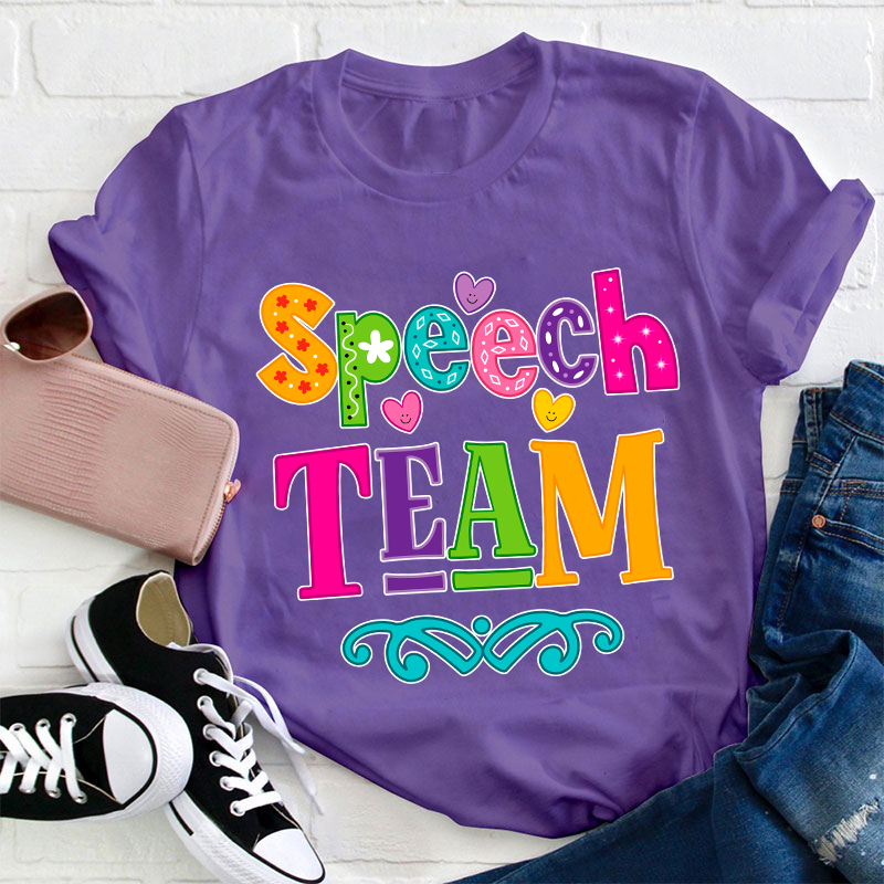 Speech Team Teacher T-Shirt