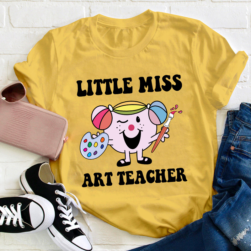 Little Miss Art Teacher T-Shirt