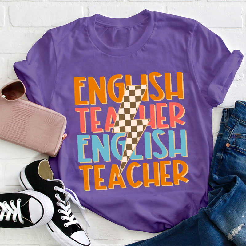Lightning English Teacher T-Shirt