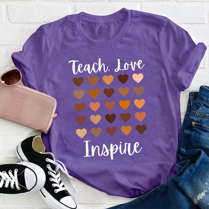 Teach Love Inspire Teacher T-Shirt