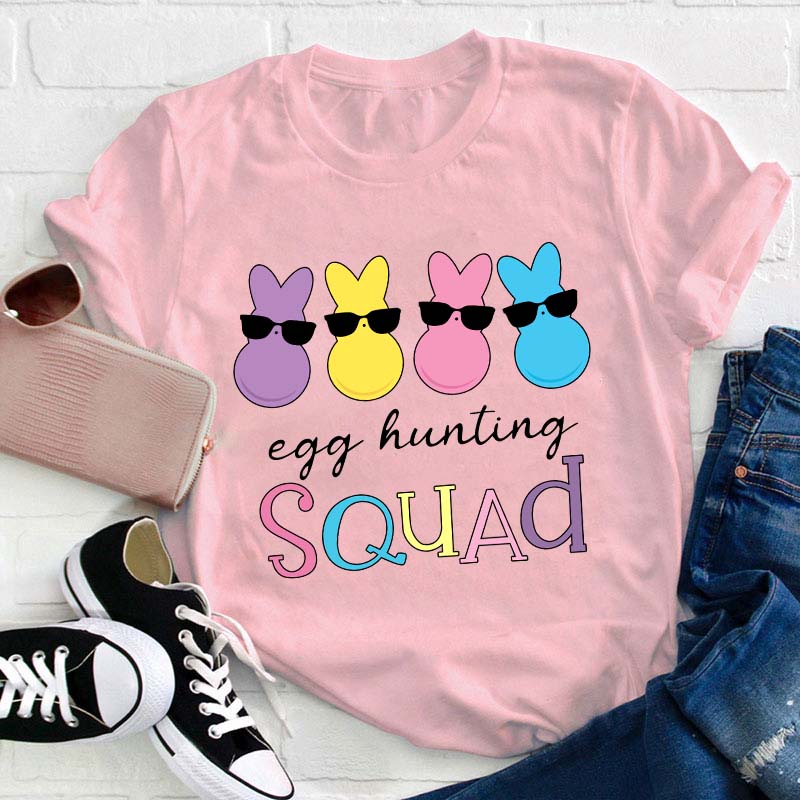 Egg Hunting Squad Teacher T-Shirt