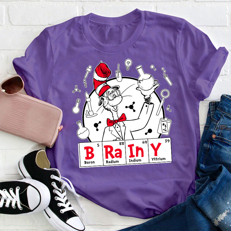 Brainy Chemistry Teacher T-Shirt