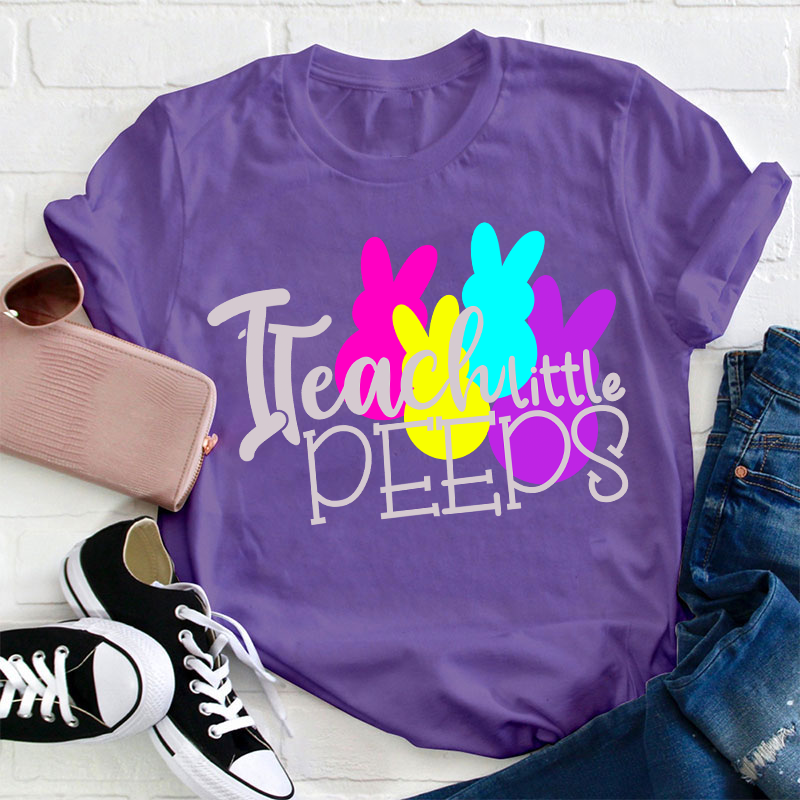 Hip Hop I Teach Little Peeps Teacher T-Shirt