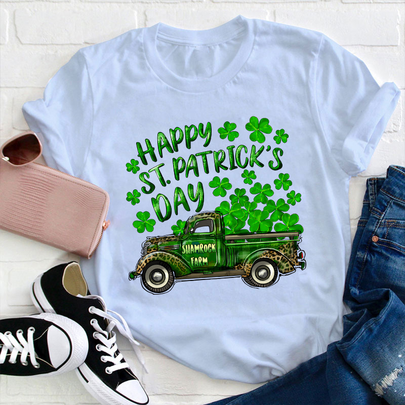 Happy St Patrick's Day Teacher T-Shirt