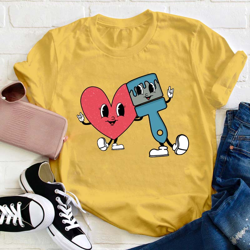 Love Art Teacher T-Shirt