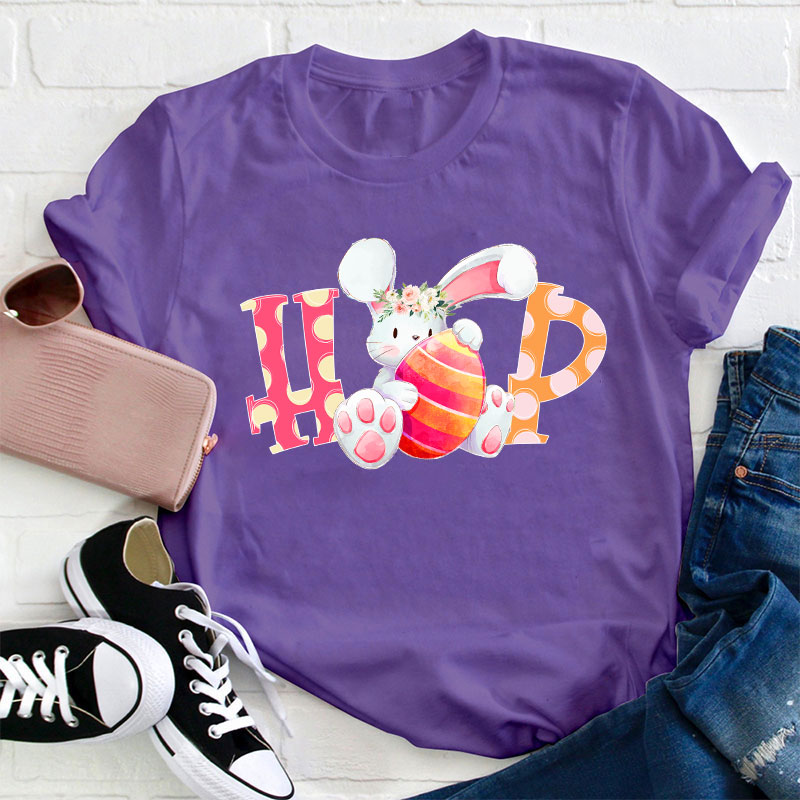 Hip Hop Bunny Teacher T-Shirt