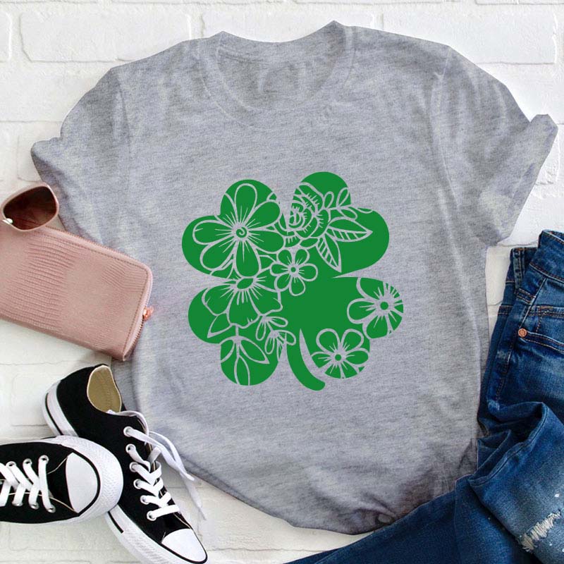 Lucky Shamrock Teacher T-Shirt