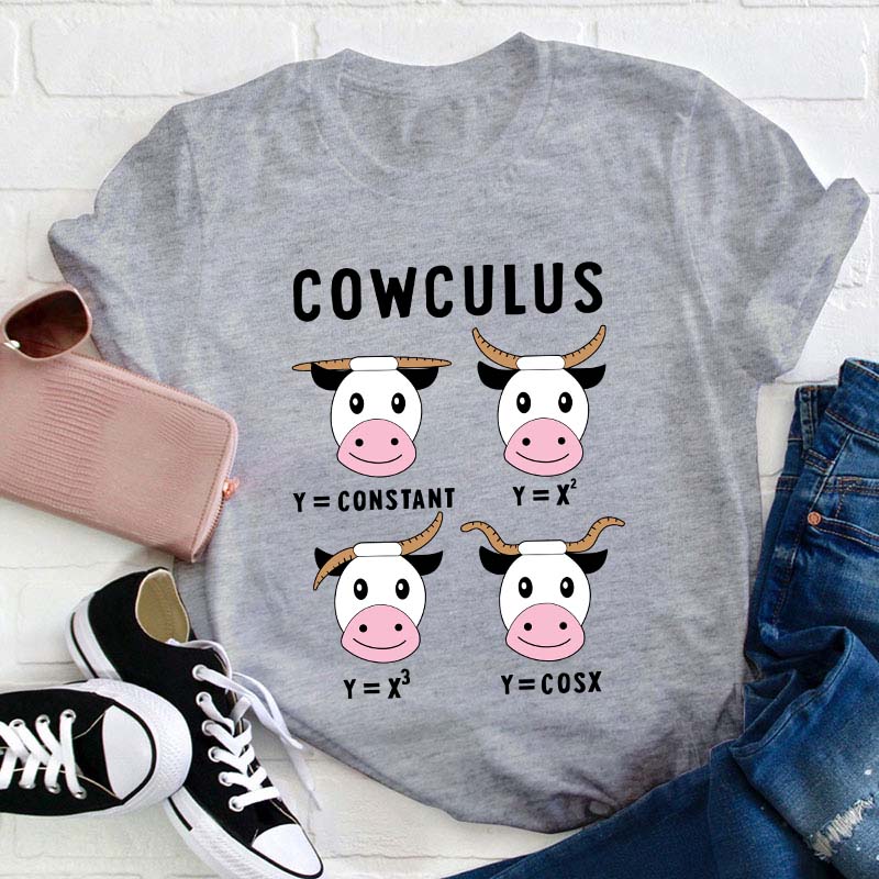 Cowculus Teacher T-Shirt