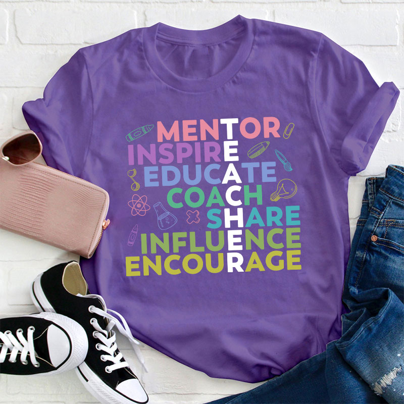 Mentor Inspire Teacher T-Shirt