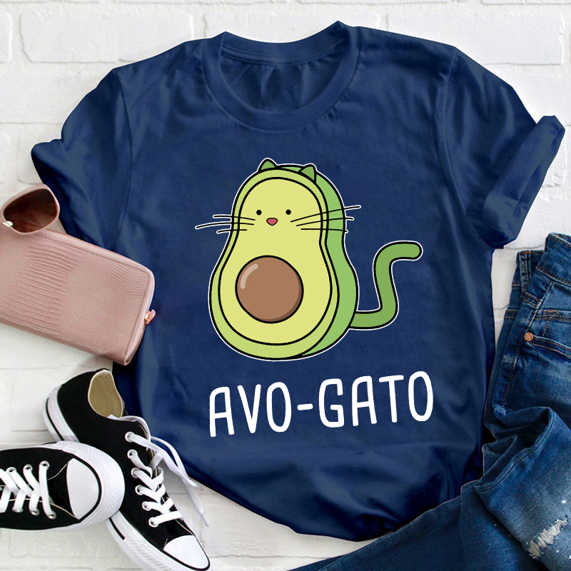 Avo-Gato Cute Spanish Teacher T-Shirt
