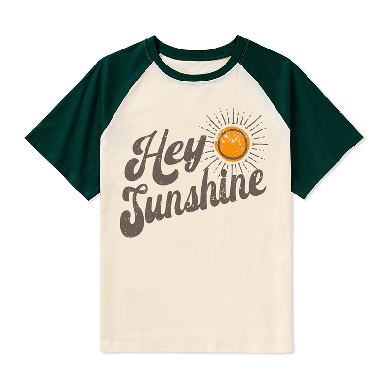 Hey Sunshine Teacher Raglan T-Shirt