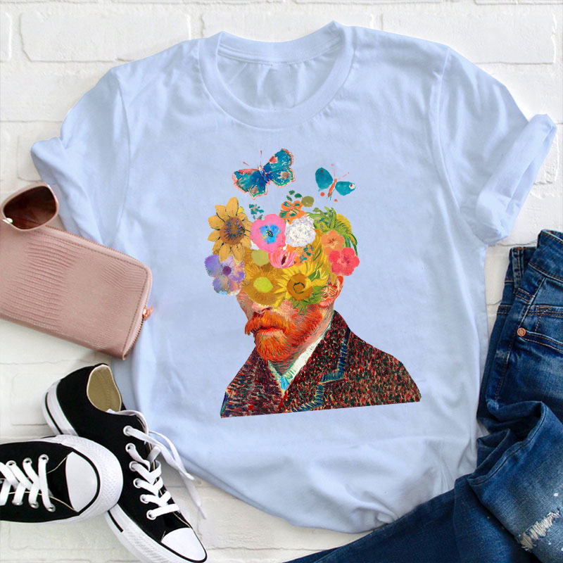 Minds Blooming Art Teacher T-Shirt