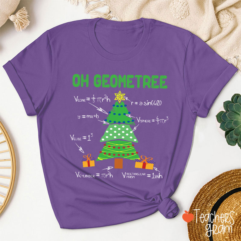 Oh Geometree Christmas T-Shirt