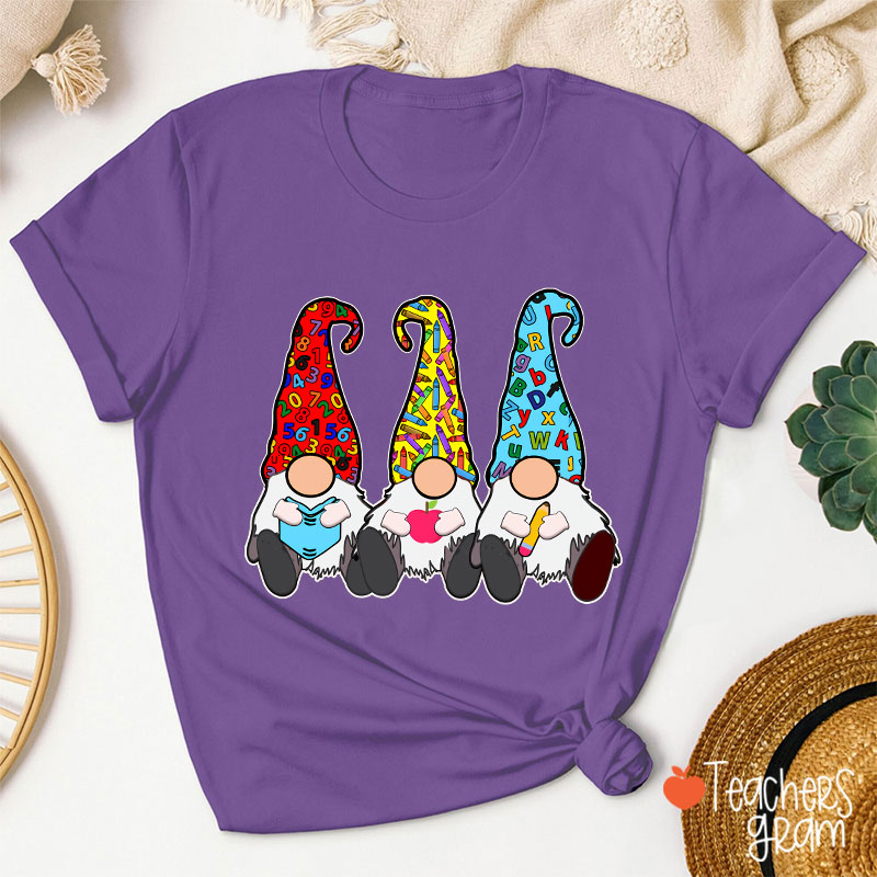 Humorous Three Tiny Humans Cartoon T-Shirt