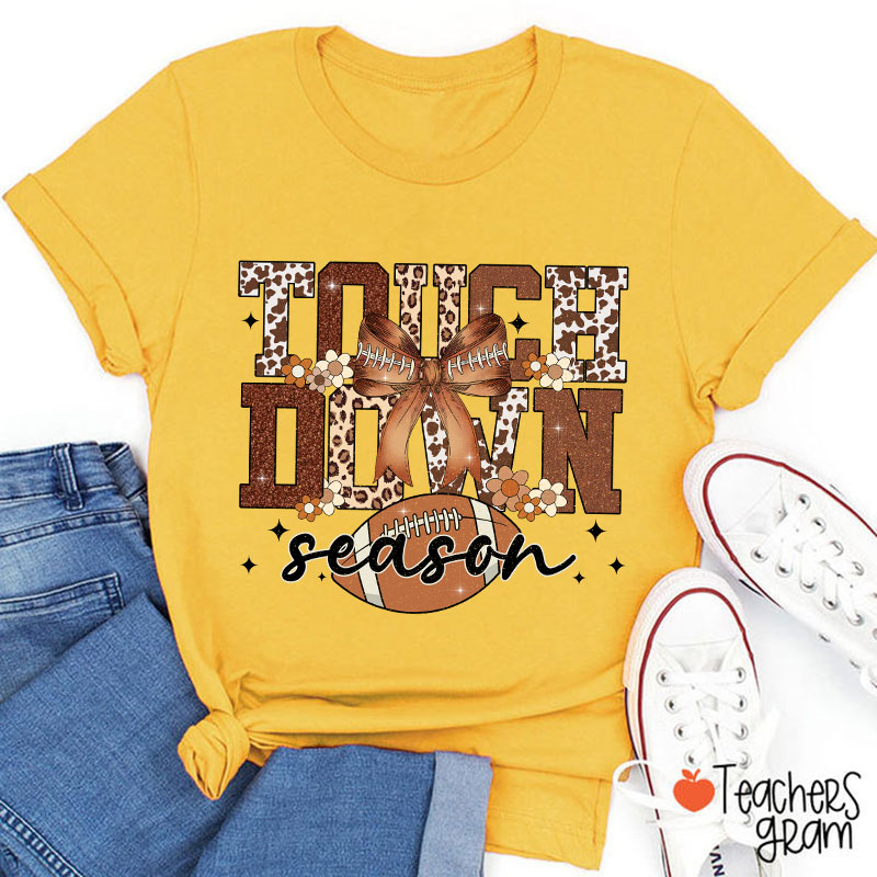 Touchdown Season Teacher T-Shirt