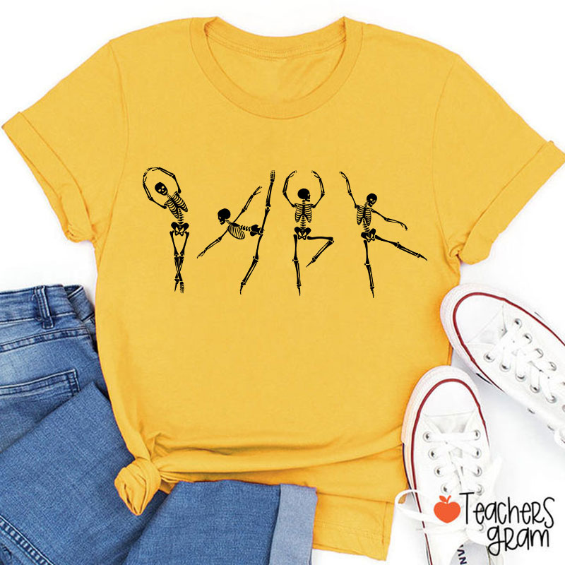 Dance Skeleton Teacher T-Shirt