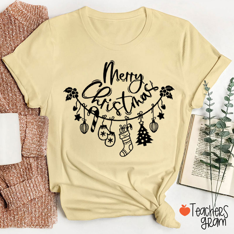 Merry Christmas Teacher T-Shirt