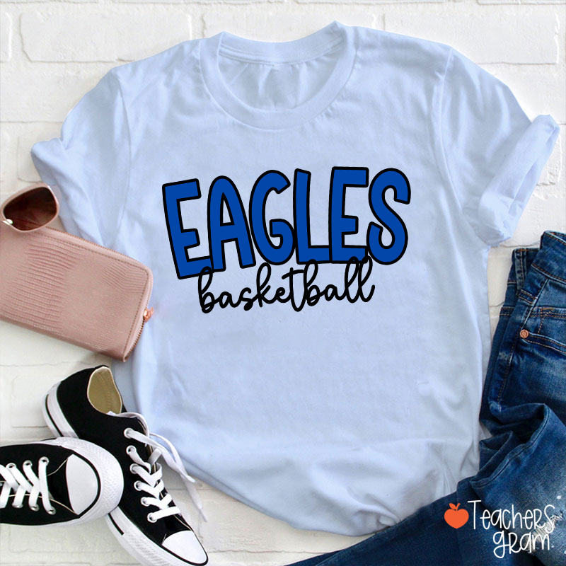 Personalized Mascot And Sport School Spirit Teacher T-Shirt