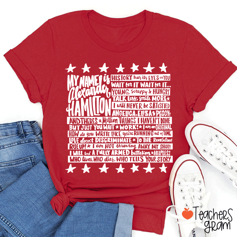 My Name Is Famous Theater Teacher T-Shirt