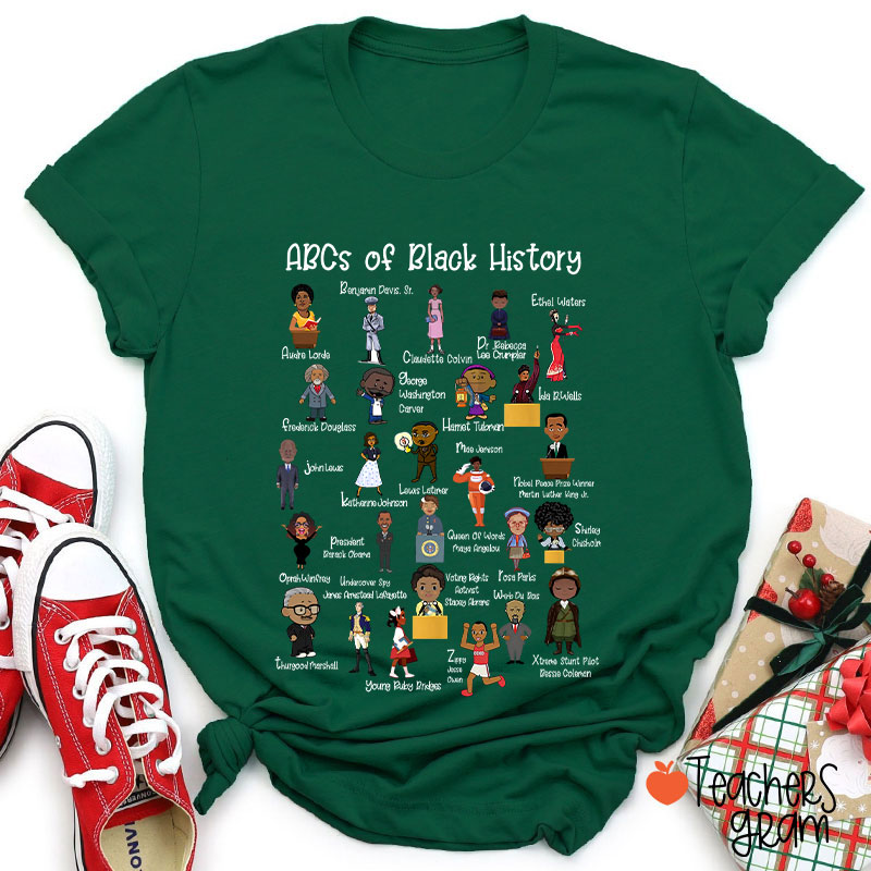 ABCs Of Black History Teacher T-Shirt