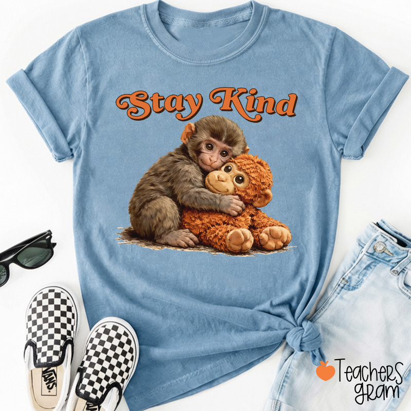 Stay Kind Punch Teacher T-Shirt