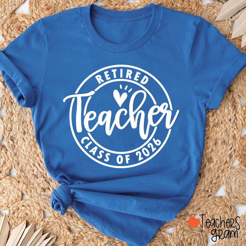Personalized Looking Forward To Retirement Teacher T-Shirt
