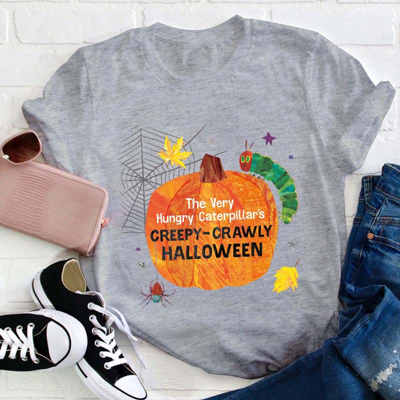 Caterpillar’s Creepy-Crawly Halloween Teacher T-Shirt