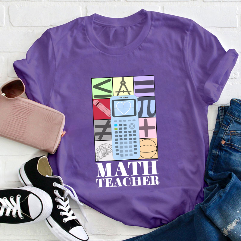 Calculator Math Teacher T-Shirt