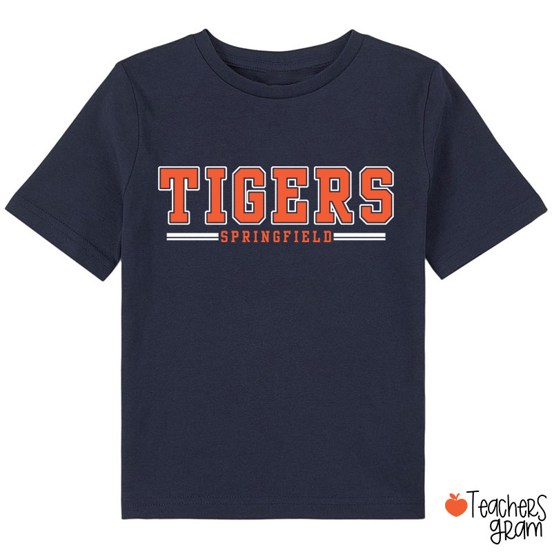 Personalized Mascot And Team Name School Spirit Class T-Shirt