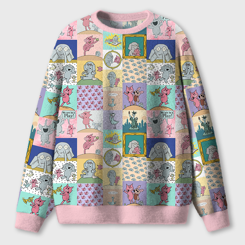 Life Is Good Teacher Ugly Fluffy Christmas Sweater