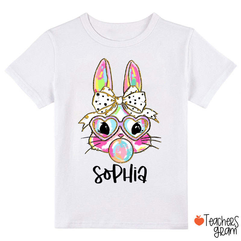 Personalized Easter Bunny Bubbles Class T-Shirt