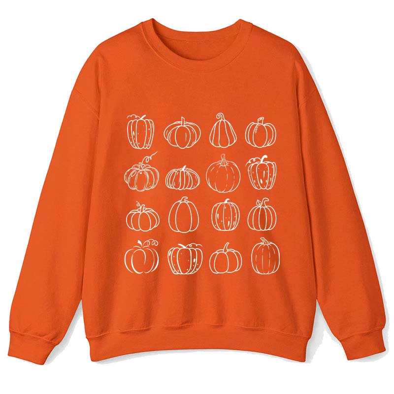 Pumpkins We Are All Different Teacher Sweatshirt