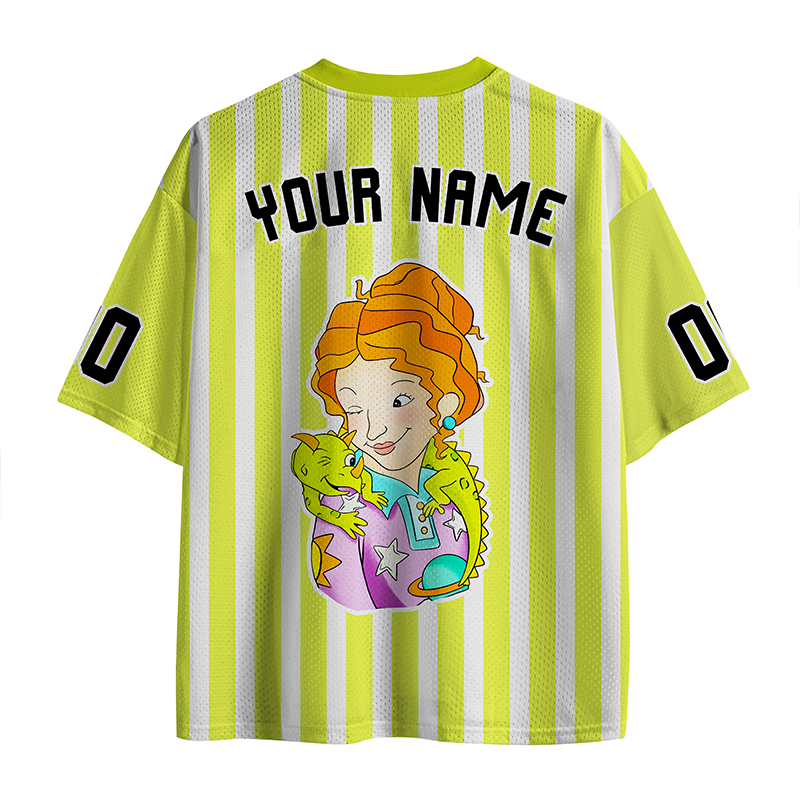 Personalized Grade And Name Take Chances Teacher Mesh Jersey