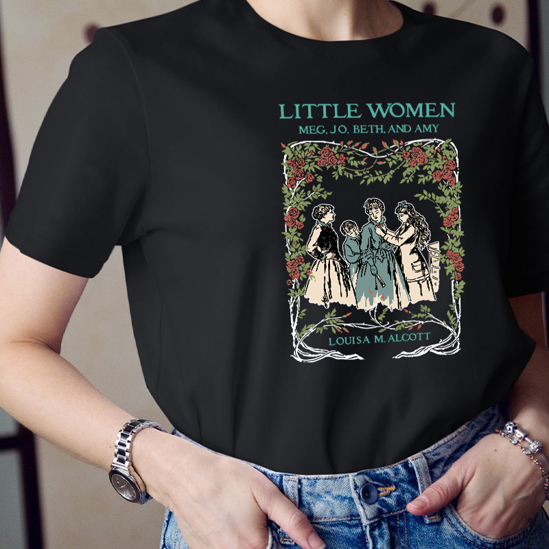The Cover Of Little Women Teacher T-Shirt
