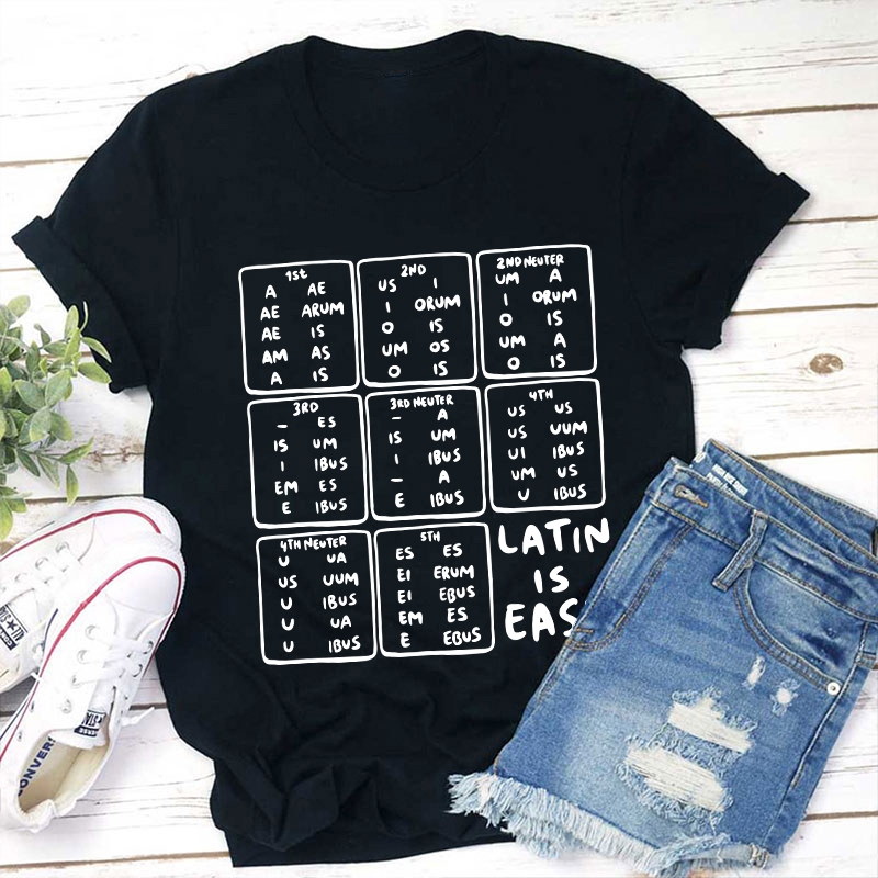 Latin Declensions Teacher T-Shirt