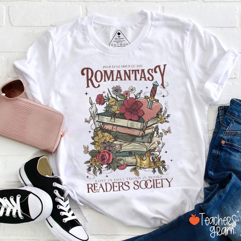 Proud Member Of The Romantasy Teacher T-Shirt