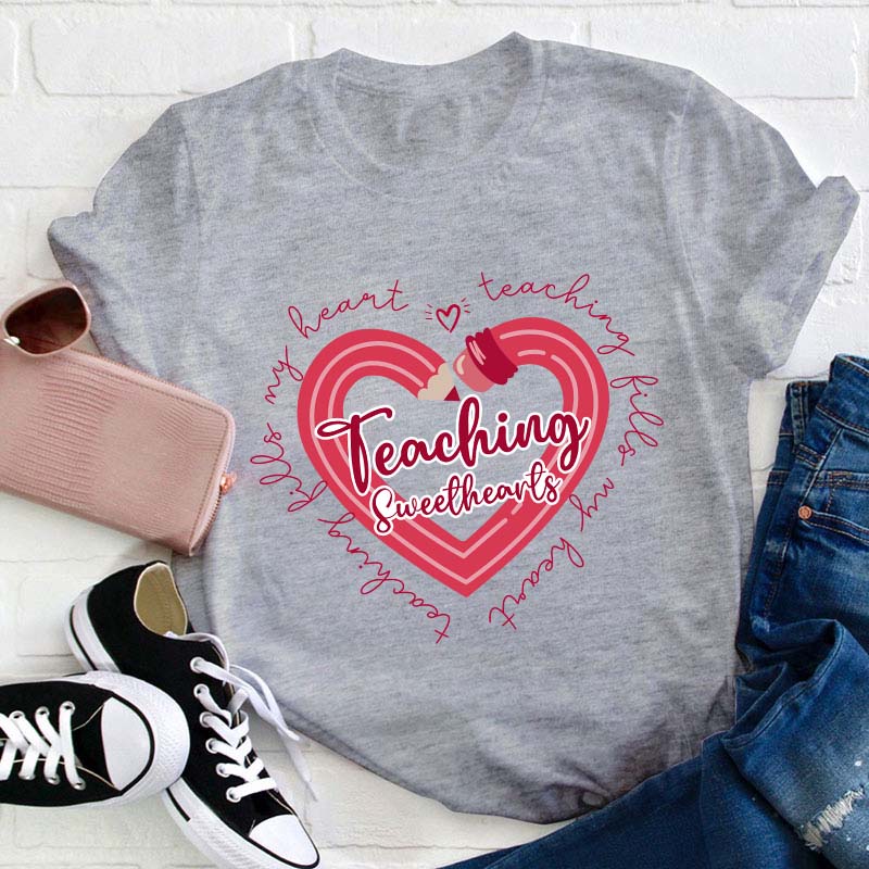 Teaching Sweethearts Teacher T-Shirt