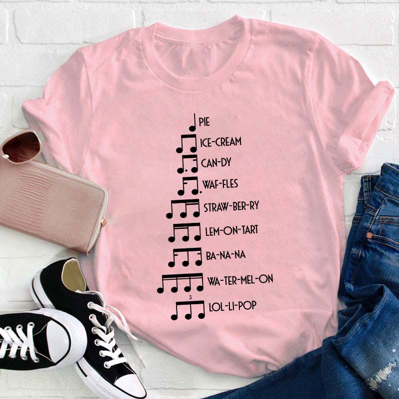 Musicians Orchestra Sheet Teacher T-Shirt